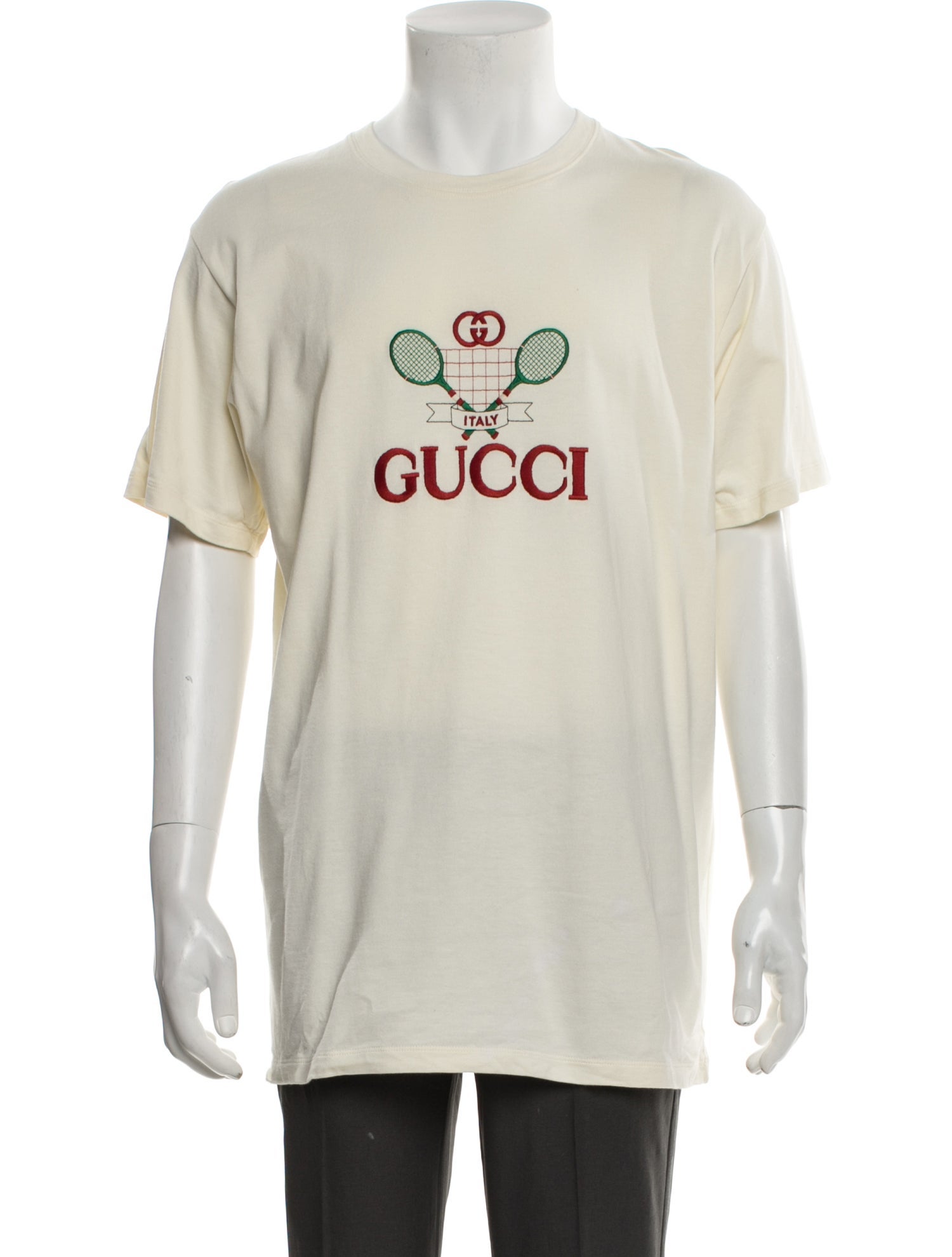 Gucci Interlocking G Logo Crew Neck T-Shirt
